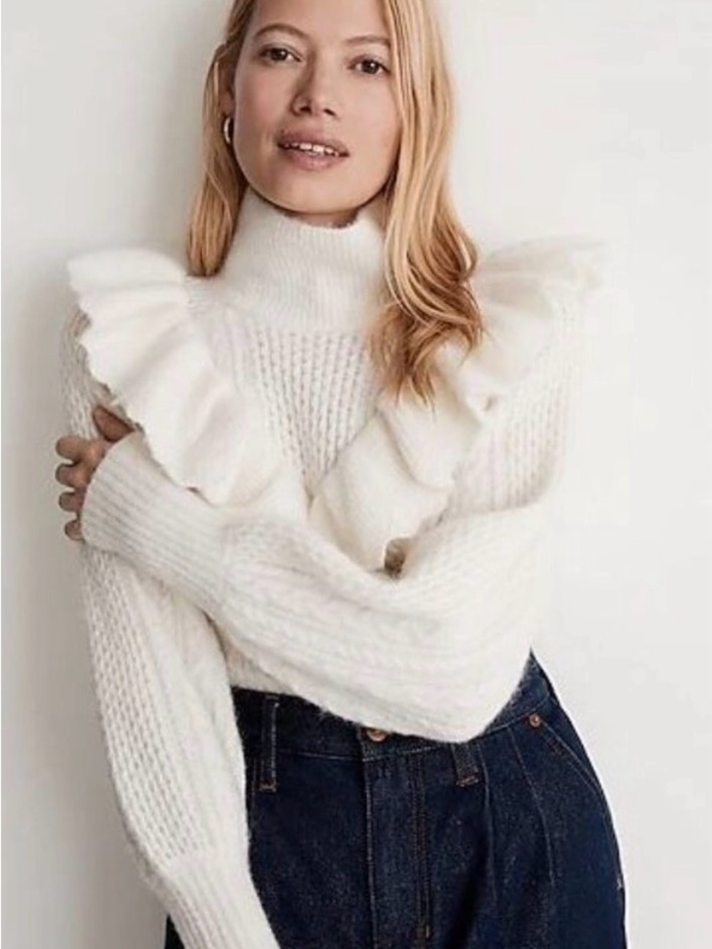NWOT Madewell Winslow Mockneck Pullover Sweater